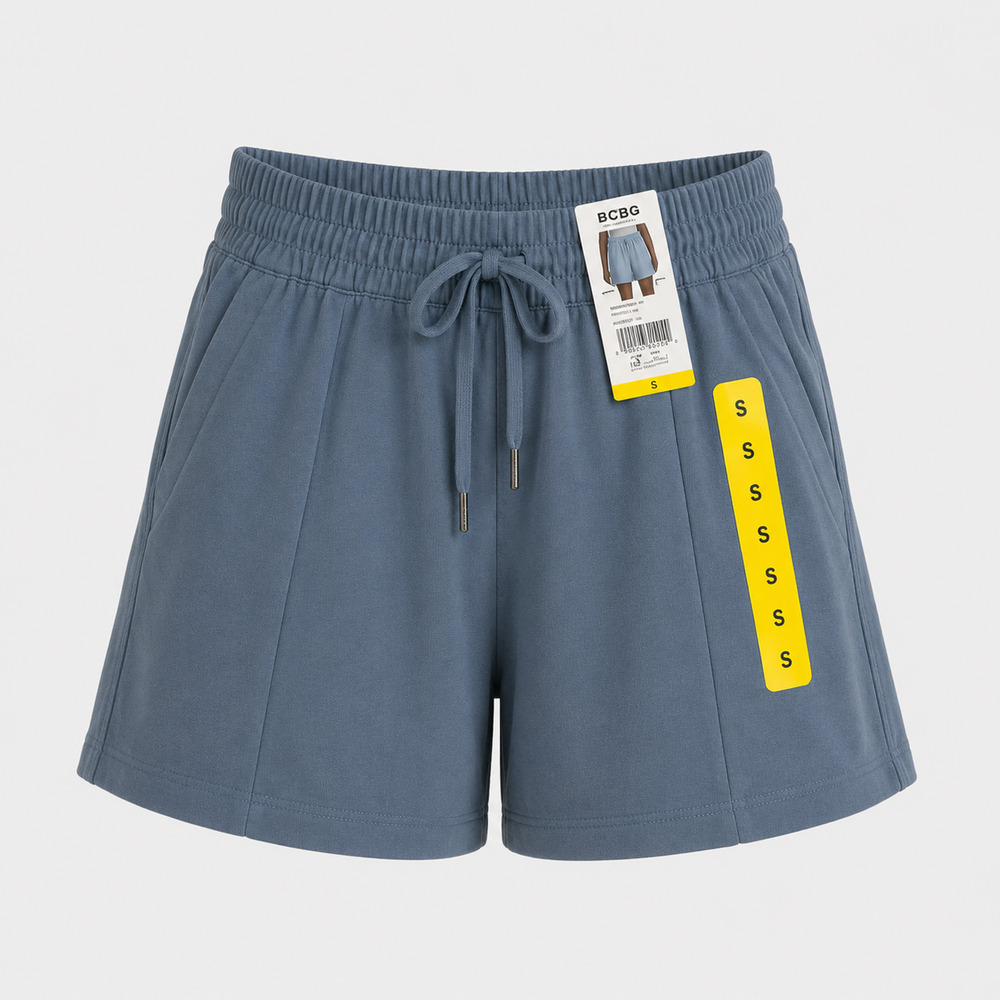 New Women's BCBG Tan Pull-On Casual Shorts - Size Small - NWT Light Blue